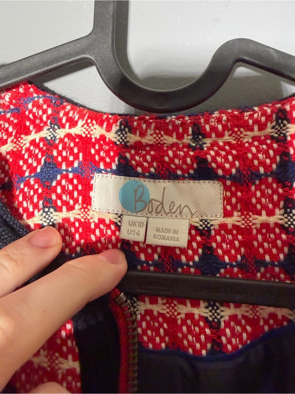 Boden Eadie Textured Coat Size 6 - Picture 4 of 5